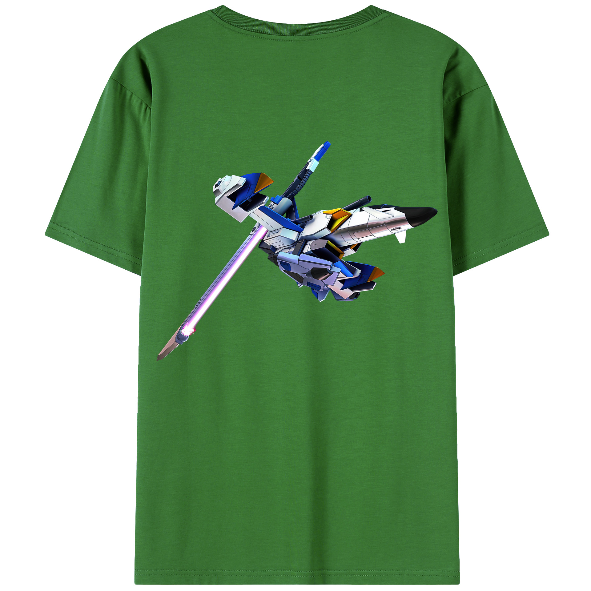 （画像用） 機動戦士ガンダム Mobile Suit Gundam レディース半袖Tシャツ(バックプリント)